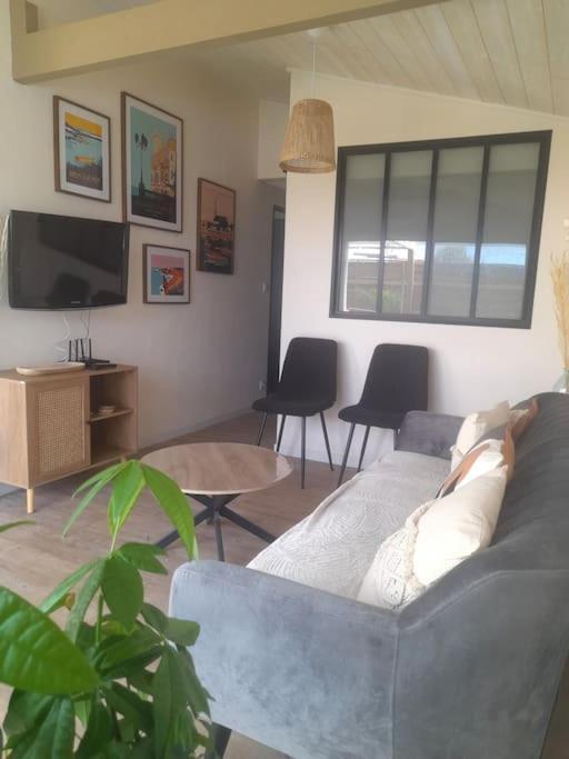 Maison 4Pers Avec Jacuzzi Privatif Couvert Proche Ocean Brem-Sur-Mer Luaran gambar